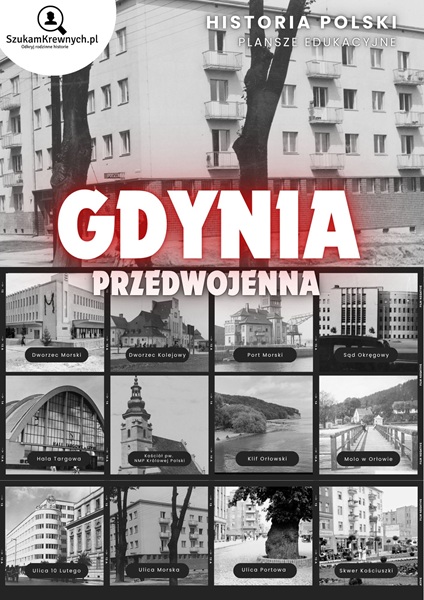 Gdynia przedwojenna – Plakat do samodzielnego wydrukowania