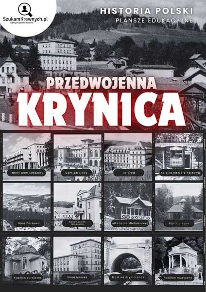 Przedwojenna Krynica  – Plakat do samodzielnego wydrukowania
