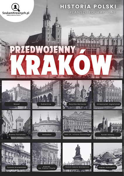 Przedwojenny Kraków – Plakat do samodzielnego wydrukowania