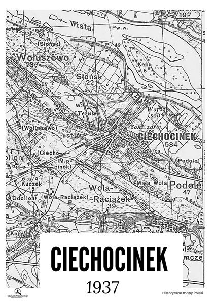 Ciechocinek 1937 – Plakat do samodzielnego wydrukowania