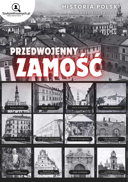 Przedwojenny Zamość – Plakat do samodzielnego wydrukowania