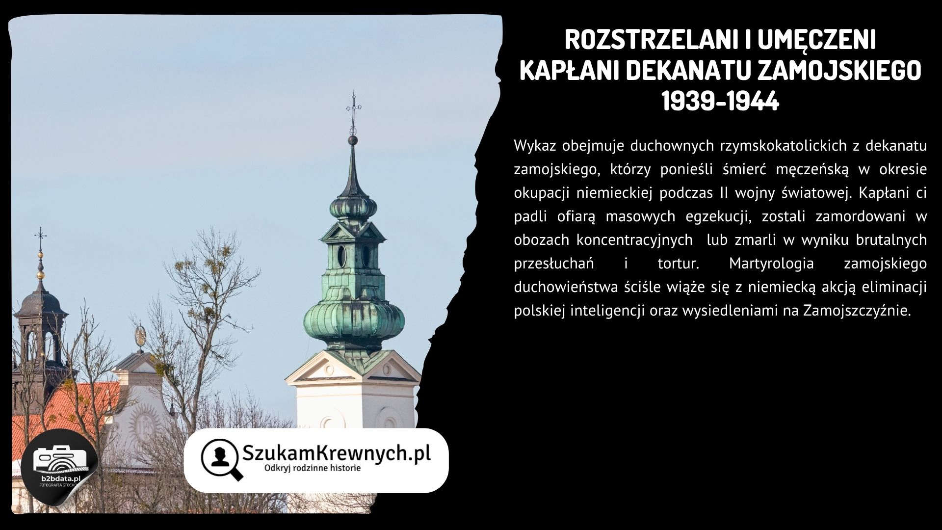Rozstrzelani i umęczeni kapłani dekanatu zamojskiego 1939-1944