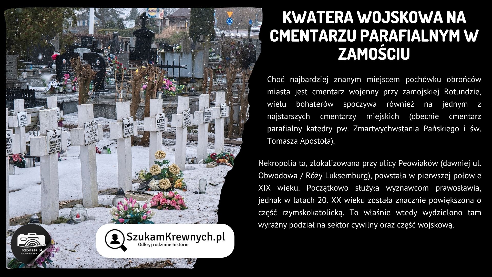 Read more about the article Kwatera wojskowa na cmentarzu parafialnym w Zamościu